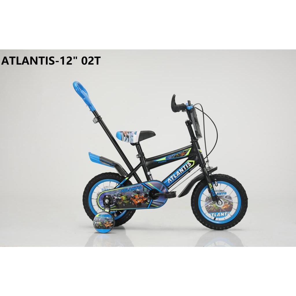 sepeda anak bmx 12 inch atlantis dorongan stir