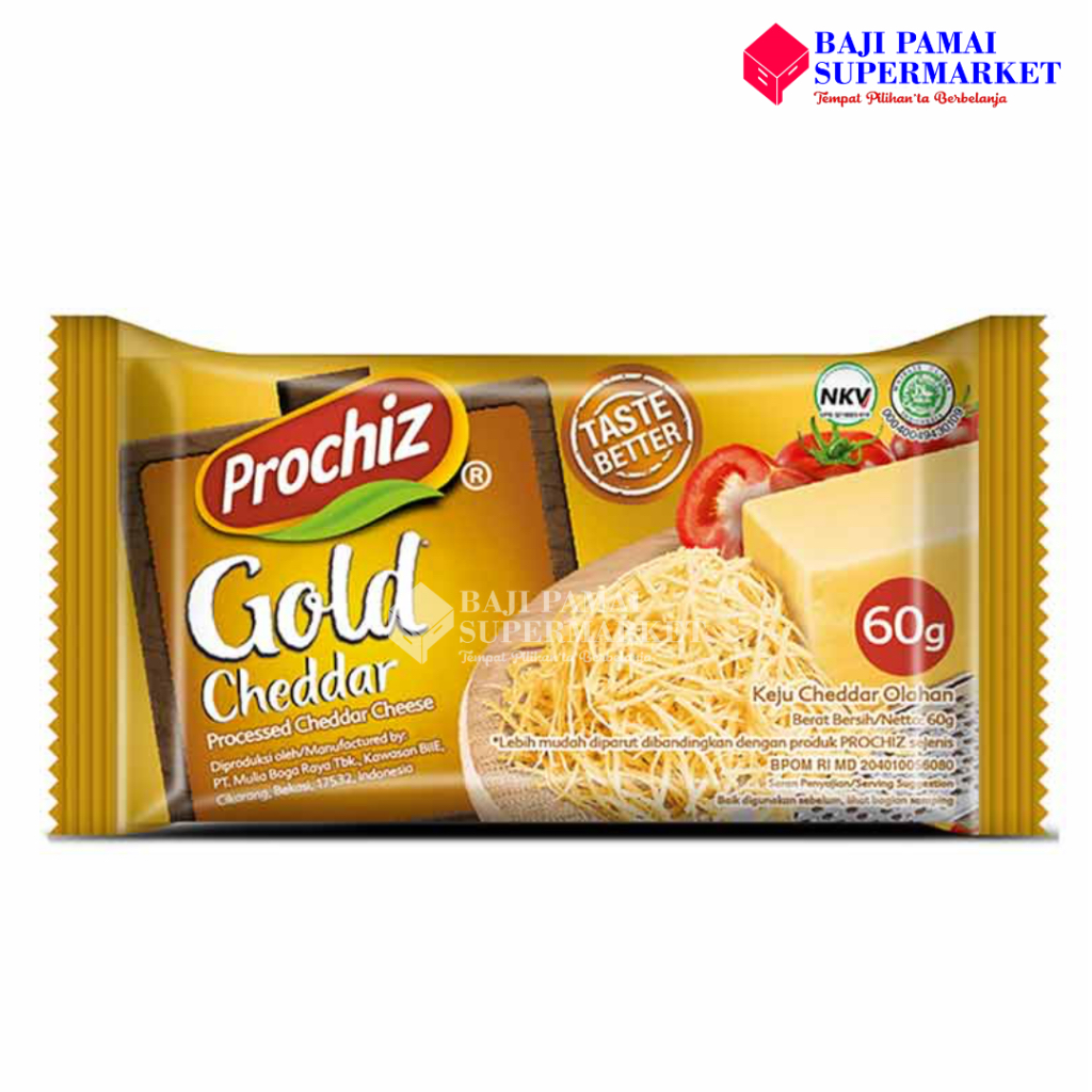 

Pro Chiz Keju Gold Cheddar 60 gr