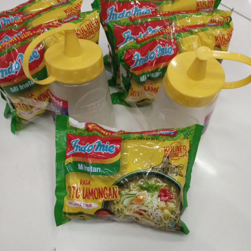 

3 PCS mie soto LAMONGAN GRATIS BOTOL KECAP