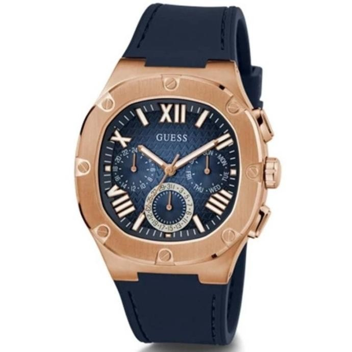 TERBARU JAM TANGAN PRIA GUESS HEADLINE GW0571G2 ROSEGOLD BLUE ORIGINAL
