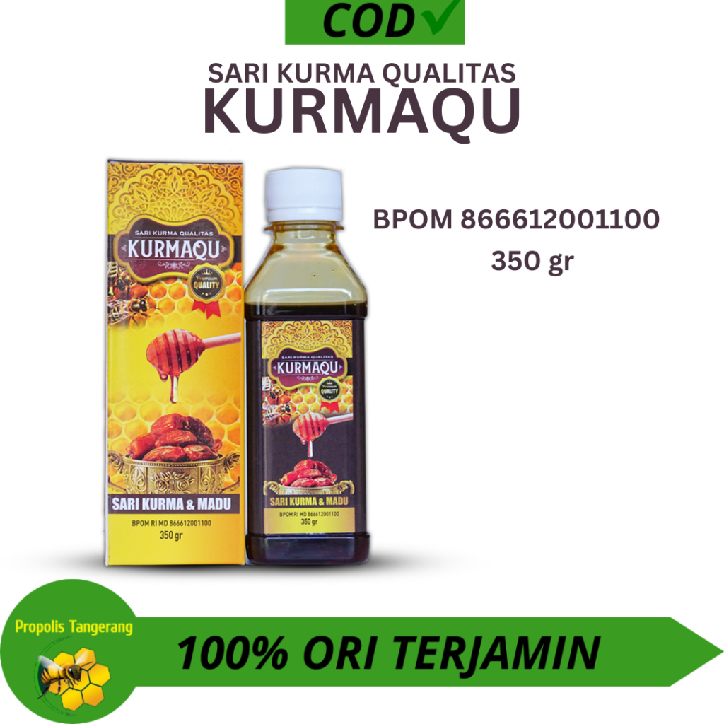 

Sari Kurma dan Madu Asli Kurmaqu 100% Original Herbal Alami Kurmaqu