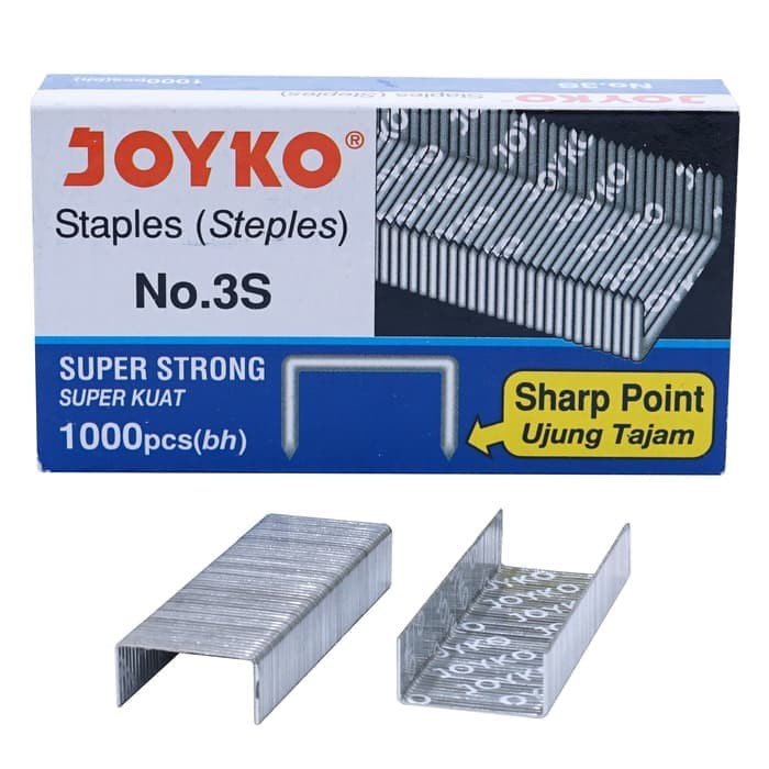 

Isi stapler besar / Staples No. 3S (Super Strong) - JOYKO