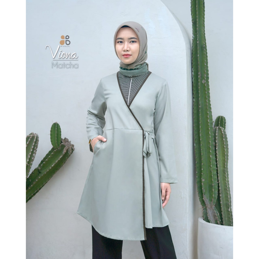 Tunik Nubua Viona - Atsan Fashion Busana Muslim Wanita