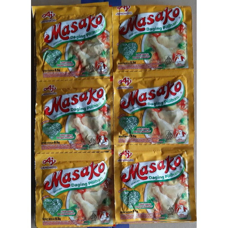 

Masako Ayam 8.5 gr renceng isi 12 pcs