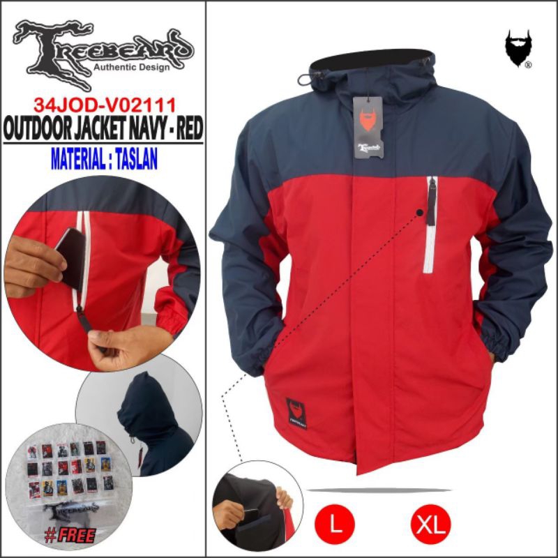 Jaket Outdoor Pria Dewasa keren Casual