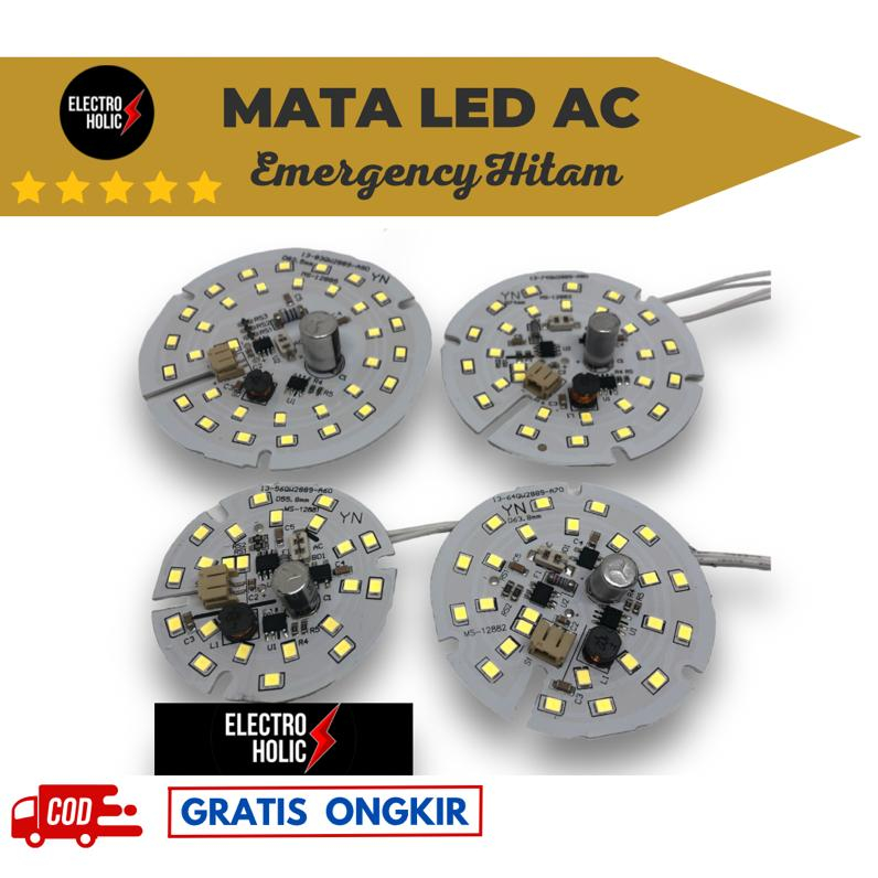 LED AC Emergency Kode YN Hitam - Modul PCB Emergency