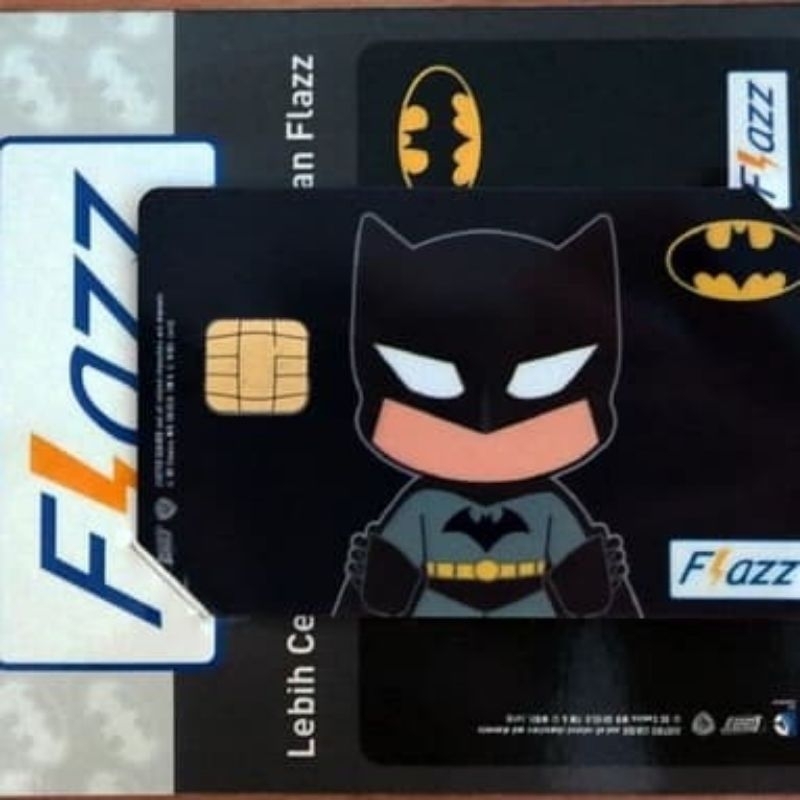 Flazz BCA CHIBI - BATMAN /JUSTICE LEAGUE EDITION ORI /Like eTOLL eMONEY Tapcash or Brizzi