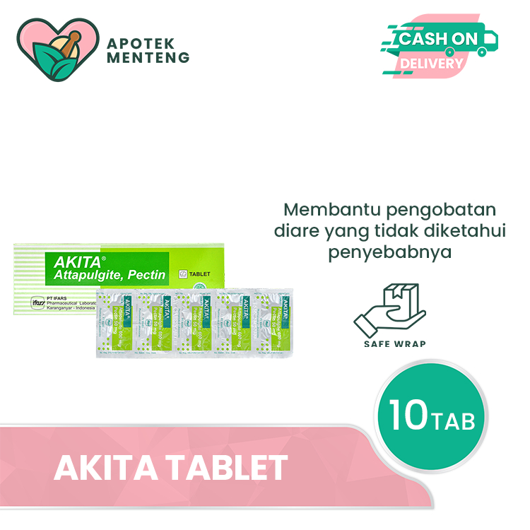 Akita 10 Tablet - Obat Diare
