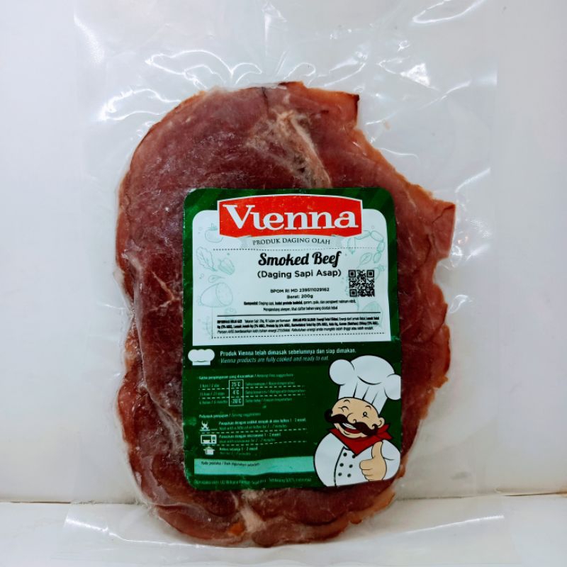

Vienna Smoked Beef Original 200 Gr
