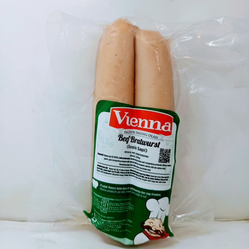 

Vienna Sosis Sapi Bratwurst 200 Gr