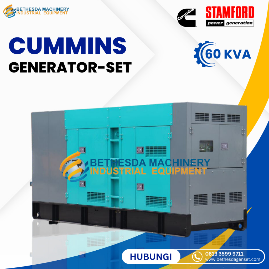 Genset 60 Kva Cummins 3 Phase