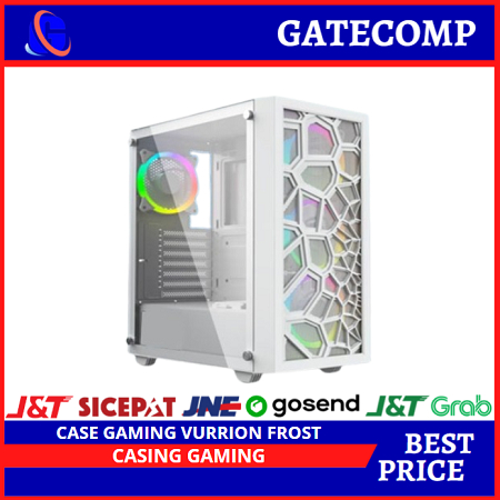 VURRION FROST (White) PC Gaming Case | Casing ATX