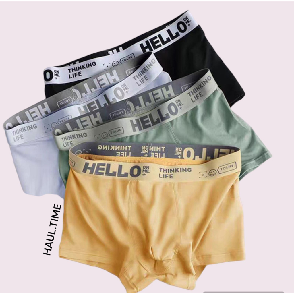 HELLO001 CELANA BOXER PRIA BOXER COWOK HELLO001 IMPORT