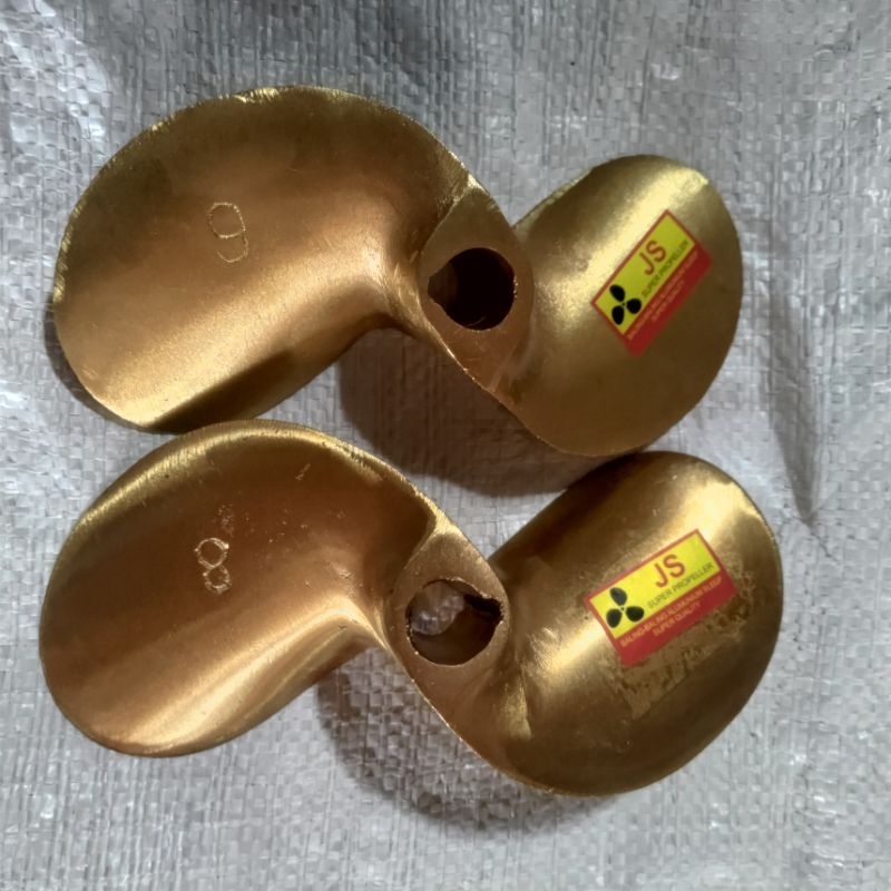 kipas perahu kuningan propeller baling baling kapal prahu