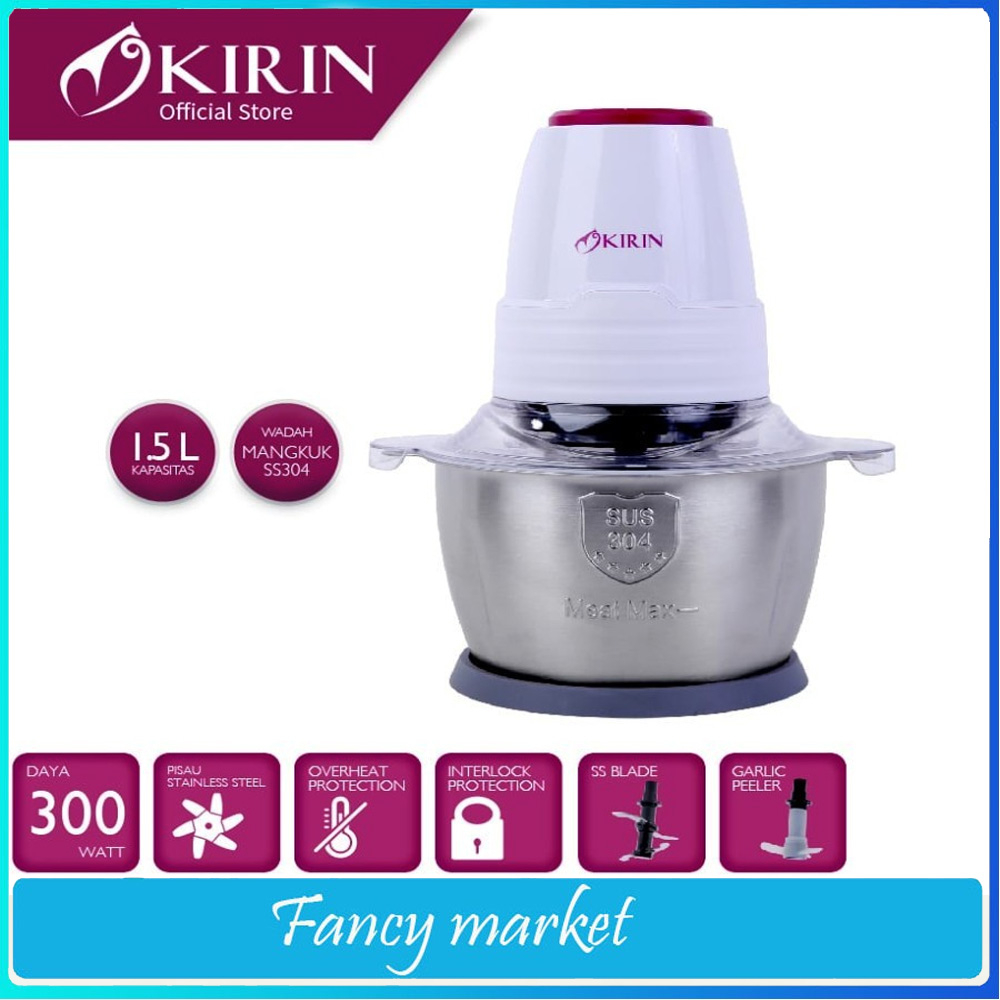 CHOPPER KIRIN KFC 315S/KIRIN FOOD CHOPPER PELUMAT Kapasitas 1,5 Liter NEW