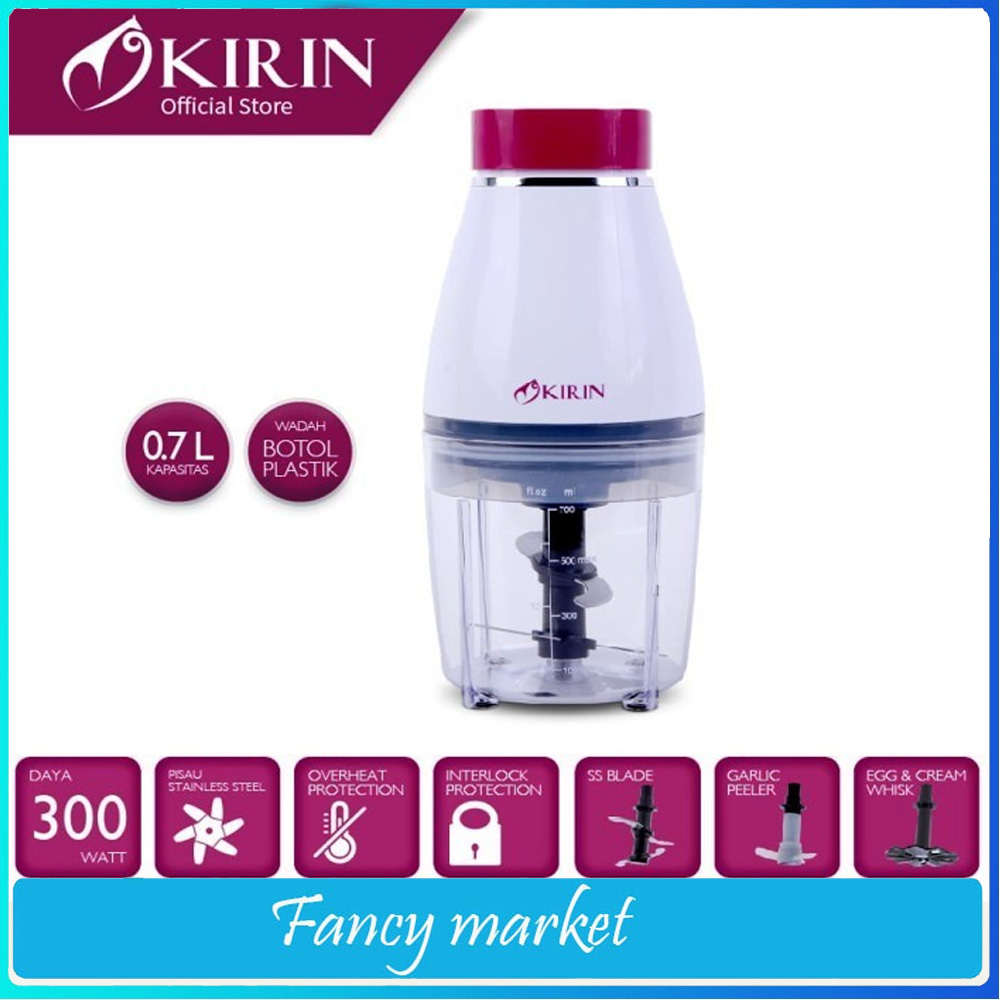 SUPER SALE - CHOPPER KIRIN KFC 307/KIRIN FOOD CHOPPER PELUMAT Kapasitas 0,7 Liter