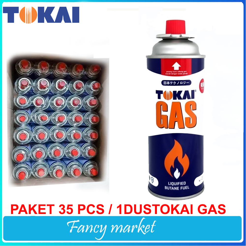 

GAS KALENG TOKAI 35 PCS /1 KARDUS TOKAI GAS KALENG 235G (PENJUALAN KHUSUS PULAU JAWA)