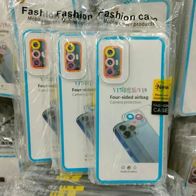 SOFTCASE BENING TRANSPARAN VIVO V17/V19 PELINDUNG CAMERA