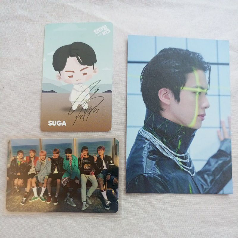 photocard pc ynwa grup postcard jin proof compact in the seom yoongi