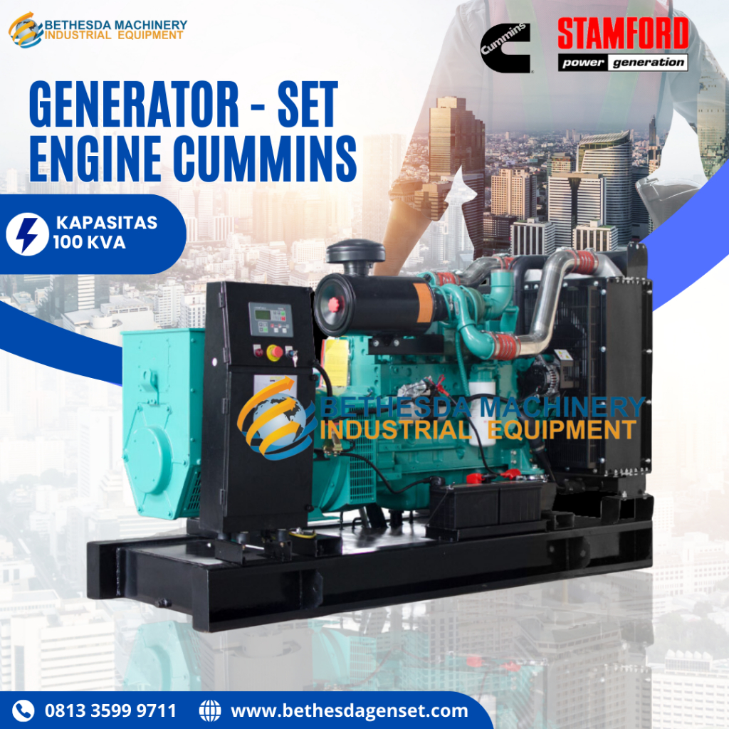 Genset 100 Kva Cummins Alternator Stamford