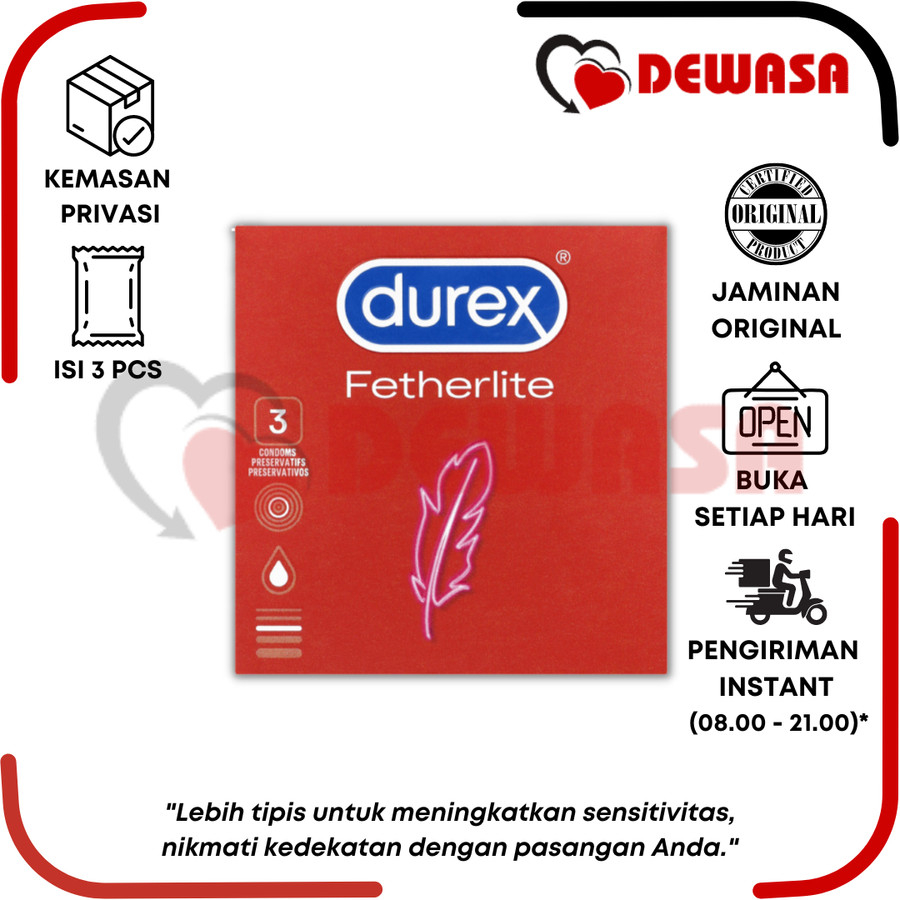 Durex Kondom Fetherlite – 3 Pcs