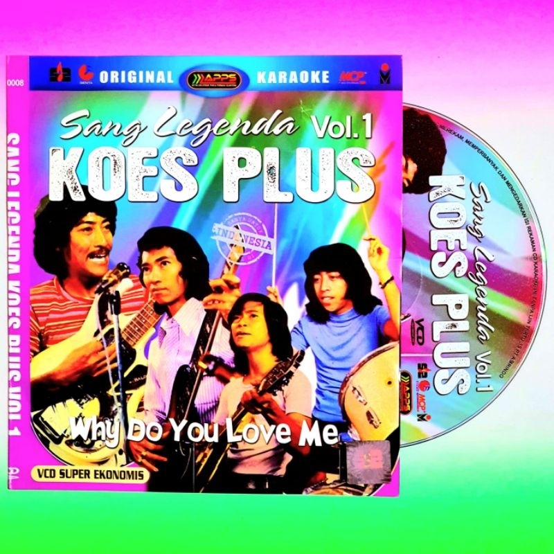 VCD ASLI ORIGINAL VIDEO LAGU KARAOKE KOES PLUS