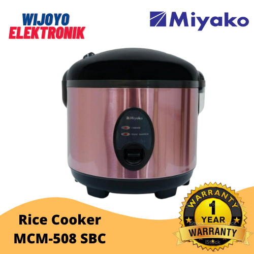 Rice Cooker  Miyako MCM 508 SBC 1.8 Liter Stainless