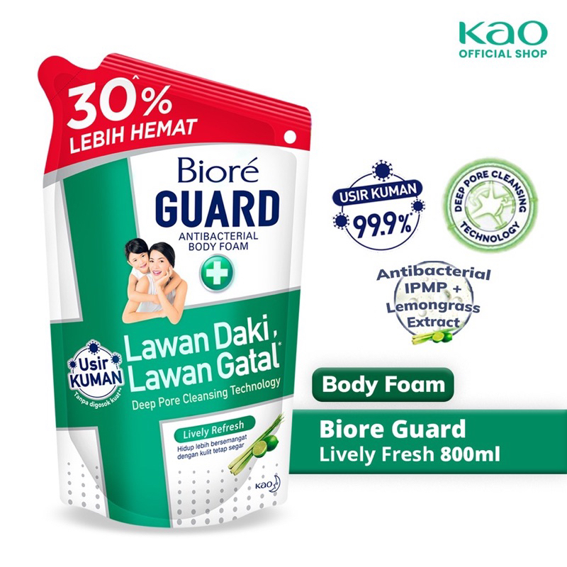 BIORE GUARD LAWAN DAKI DAN GATAL SABUN CAIR