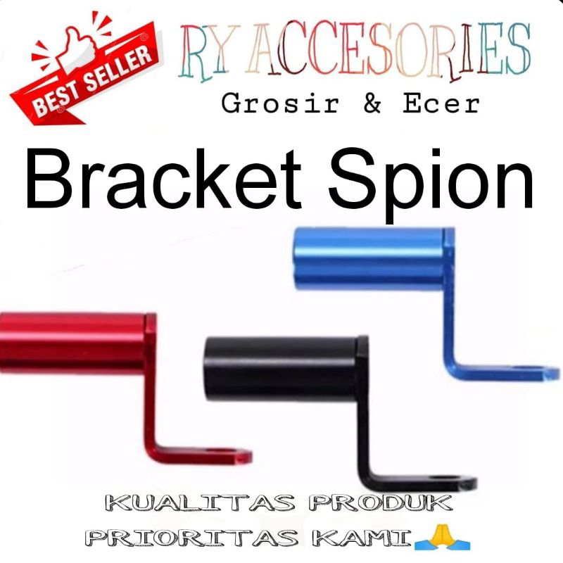 RY - Bracket Spion Motor Tambahan Tempat Holder Hp Dudukan Lampu Tembak / Bracket Holder Hp Dudukan 