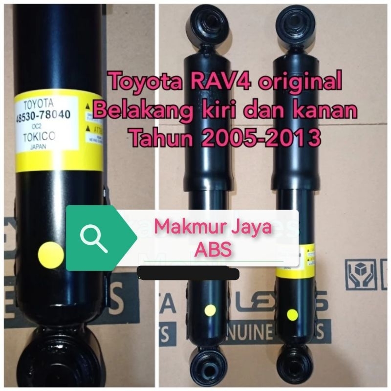 shockbreaker shock absorber toyota new rav4 belakang sepasang