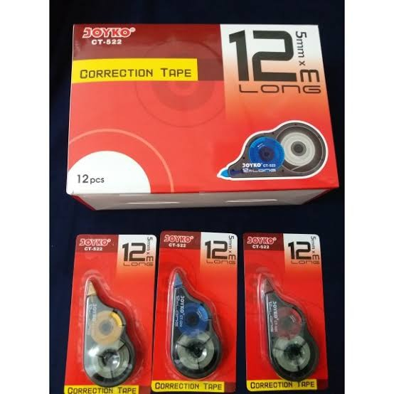 

Tipex Correction Tape CT 522 joyko ( 1 Lsn = 12 bh)