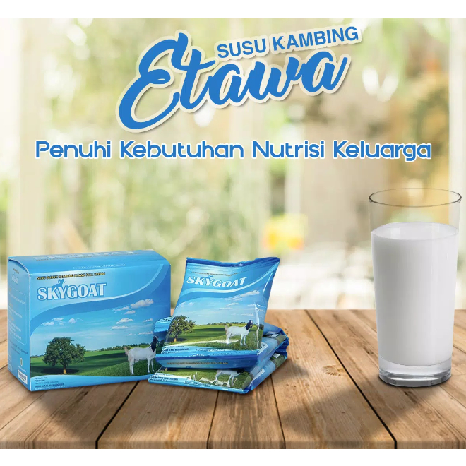 

FOM SkyGoat ORIGINAL (200gr) susu kambing etawa rasa vanila krimer