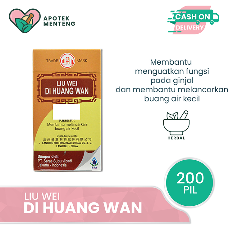 Liu Wei Di Huang Wan - Obat Memperkuat Fungsi Ginjal