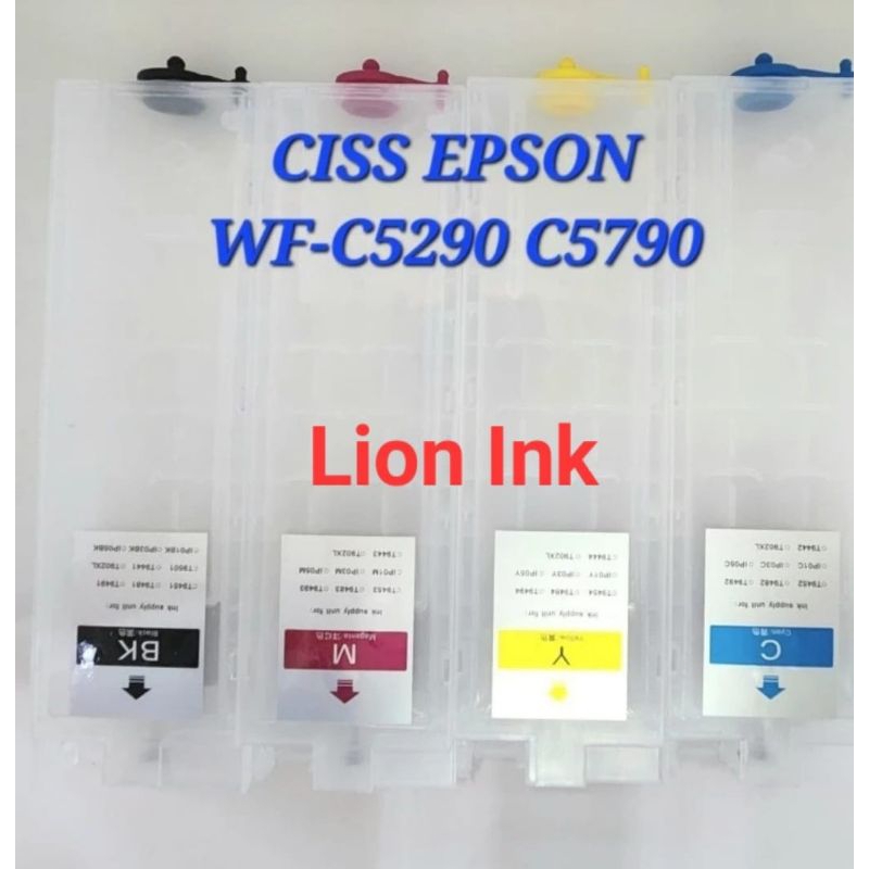 Infus Ciss Epson Wf-C5290 Wf-5790 Tanpa Chip
