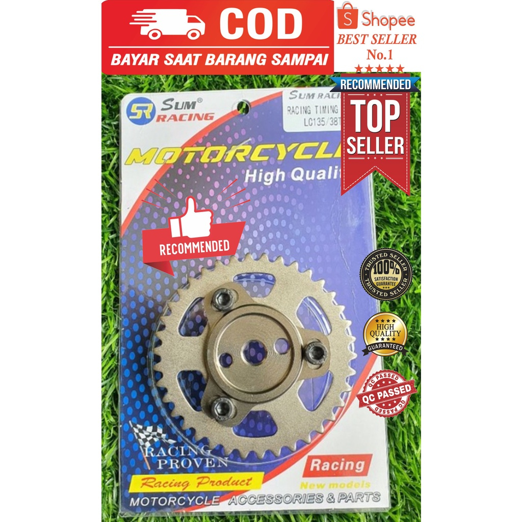GIGI SENTRIK ( TIMING GEAR ) MX KING JUP MX VIXION NEW NMAX AEROX R15 V3 38T SUM RACING