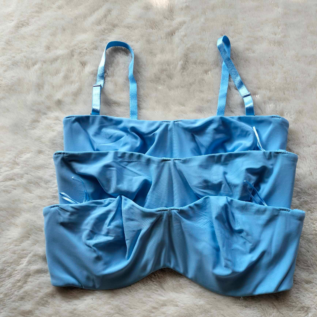 Sweet Nothings 08940 Bra Biru UnderWire Strapless By Maidenform Kualitas Export Free Tali Pundak