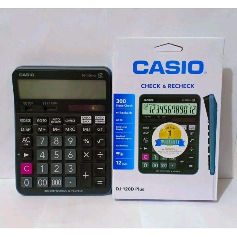 

Kalkulator CASIO DJ 120 PLUS ORIGINAL