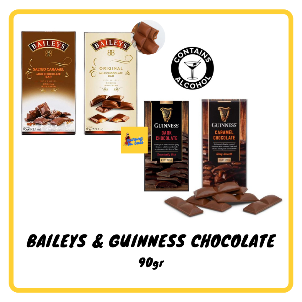 Baileys Chocolate Original Irish Cream Baileys Salted Caramel Chocolate Guinness Chocolate Dark Guin