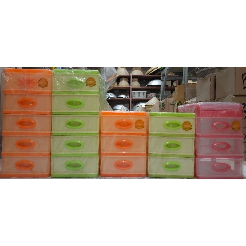 Laci Susun 3 atau 4 atau 5 Kecil Shinpo / Laci Mini / Laci Plastik / Laci Obat