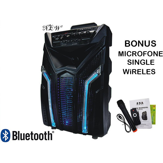 Speaker Portable Meeting Wireless Tanaka Diamond 8 inch ORIGINAL