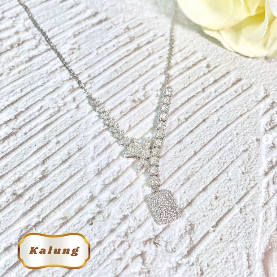 Elco Jewellery - Kalung Berlian Eropa F Vvs | KLBT-00048SH Berkualitas dan Bergaransi