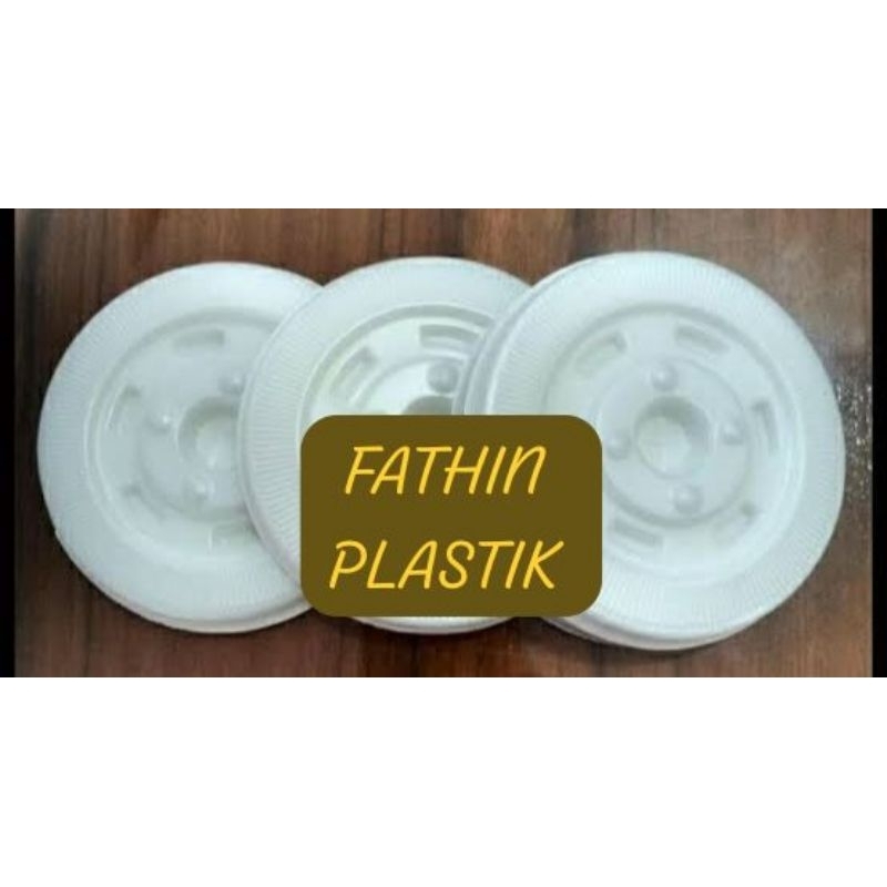 TUTUP CUP PLASTIK GELAS ESTEH // Tutup Gelas Datar isi50 10oz, 12oz, 14oz, 16oz, 18oz, 22oz // Tutup