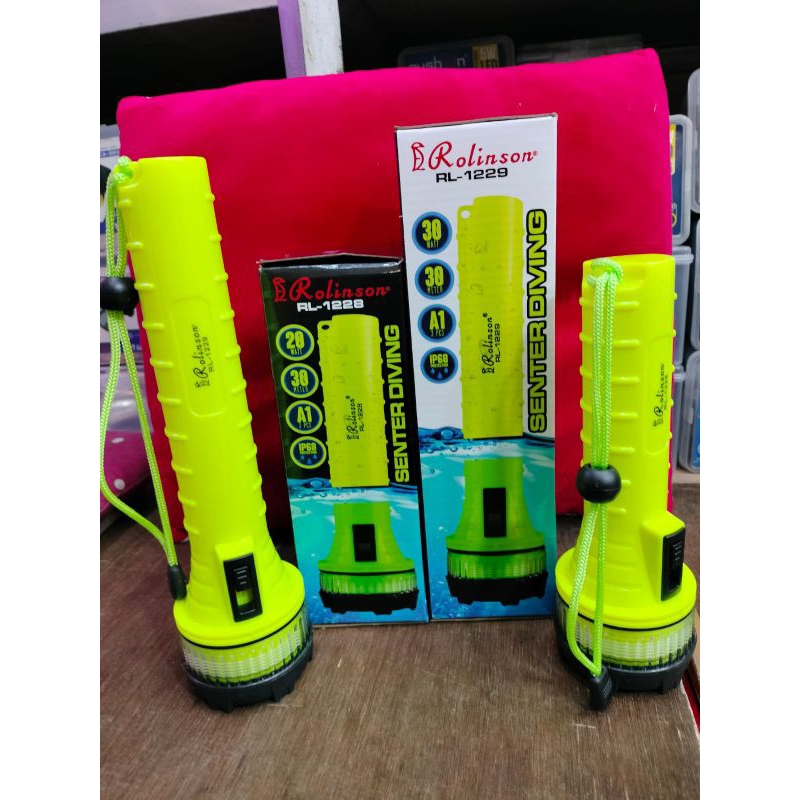 Senter Selam Tangan Baterai A1 Rolinson RL-1228 dan RL-1229 Super terang