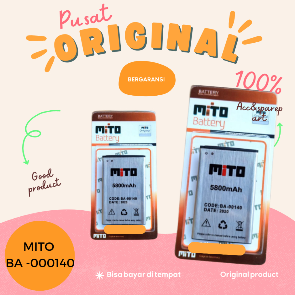 BATRE BATERY BATRE BATREI / MITO BA -000140 / MITO Z1 PLUS / MITO A37 / BATRE BATERY BATRE BATREI