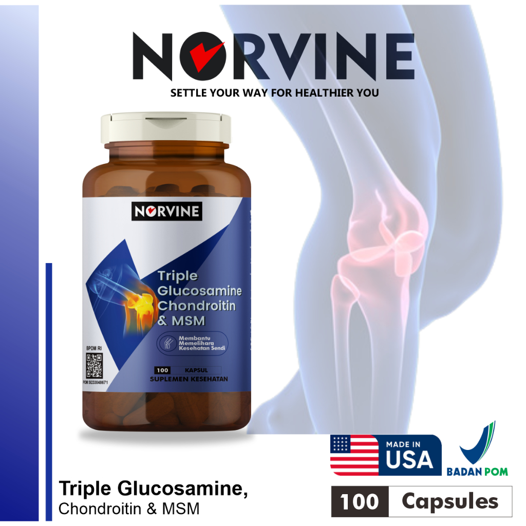 Norvine Triple Glucosamine Chondroitin Msm (Made in Usa)