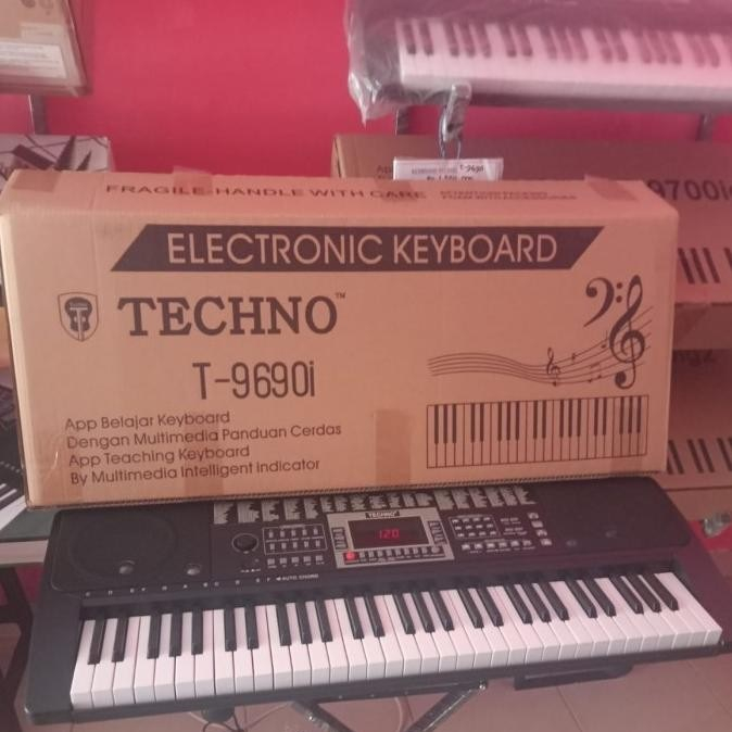 Keyboard Techno T9690i T-9690i T 9690 usb mp3 style/rhytem internal: dangdut, pop, rock, campur Sari