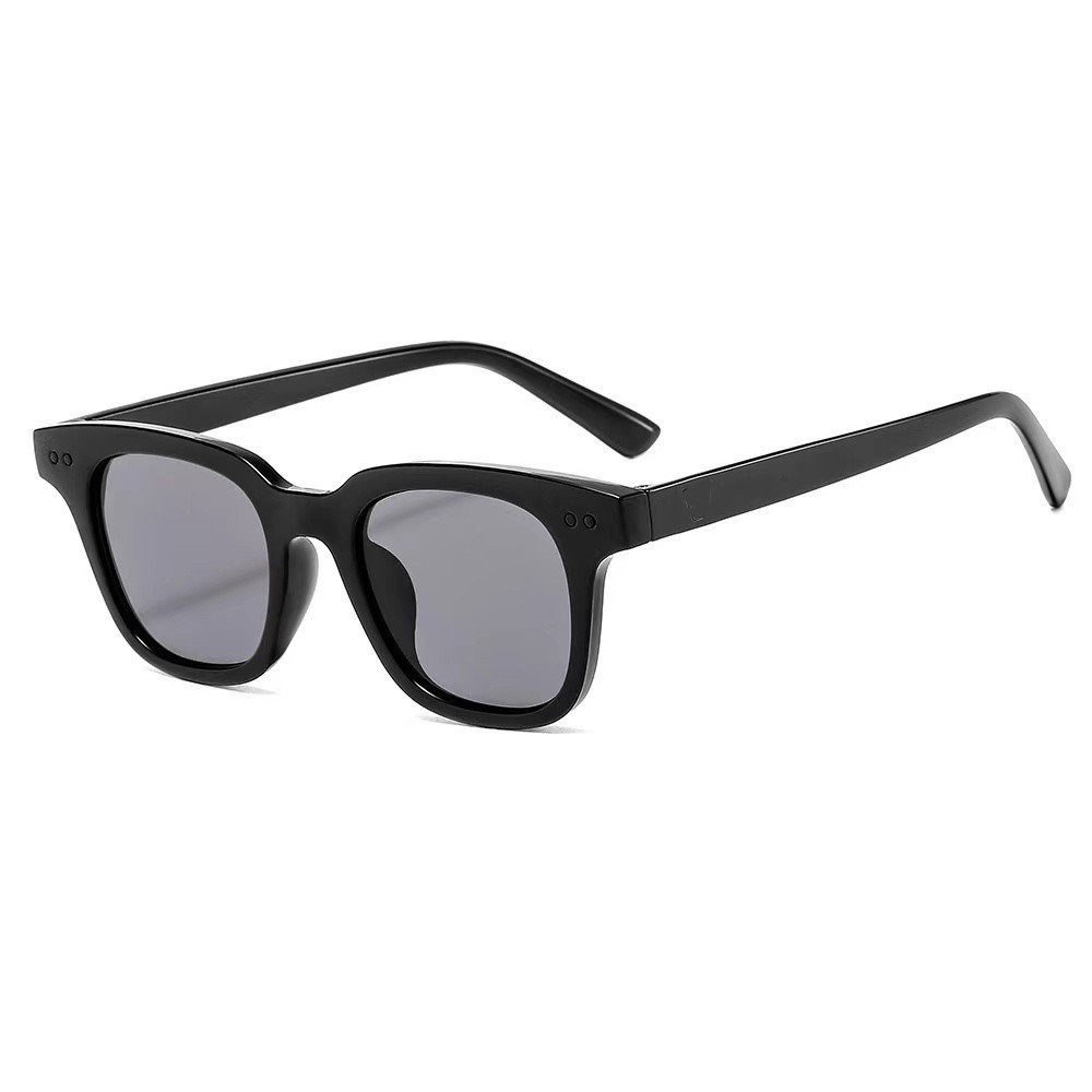 PL-WW004  Kacamata fashion Small candy color sunglasses pria wanita model terbaru KM02a-PL-WW004-Black