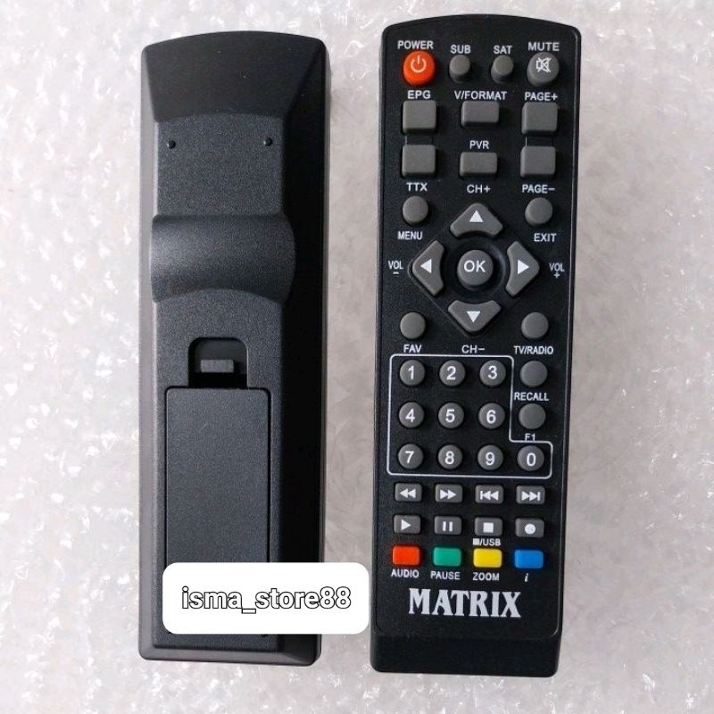 REMOT STB MATRIX APPLE KUNING/MATRIX GARUDA DVB T2