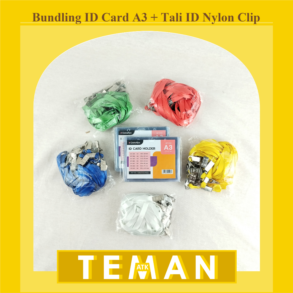 

Bundling ID Card A3 + Tali Nylon Clip Besi (NYL)