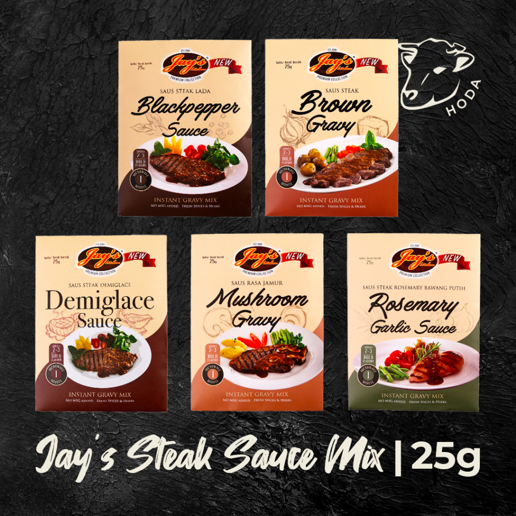 

Jay's Sauce Steak Mix / Saus Steak / Bumbu Steak 25gr